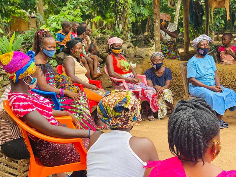 Gender-equality outdoor class