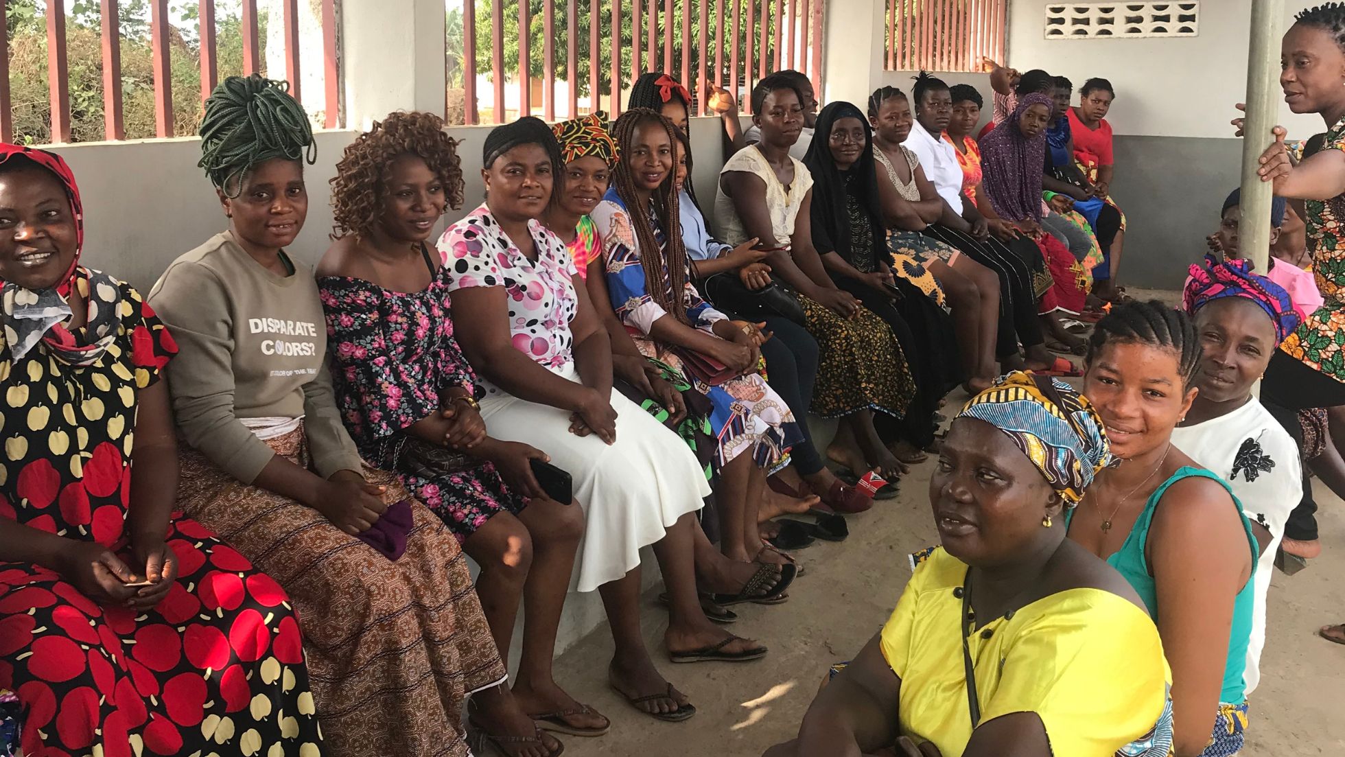 Women waiting for cervical cancer screening