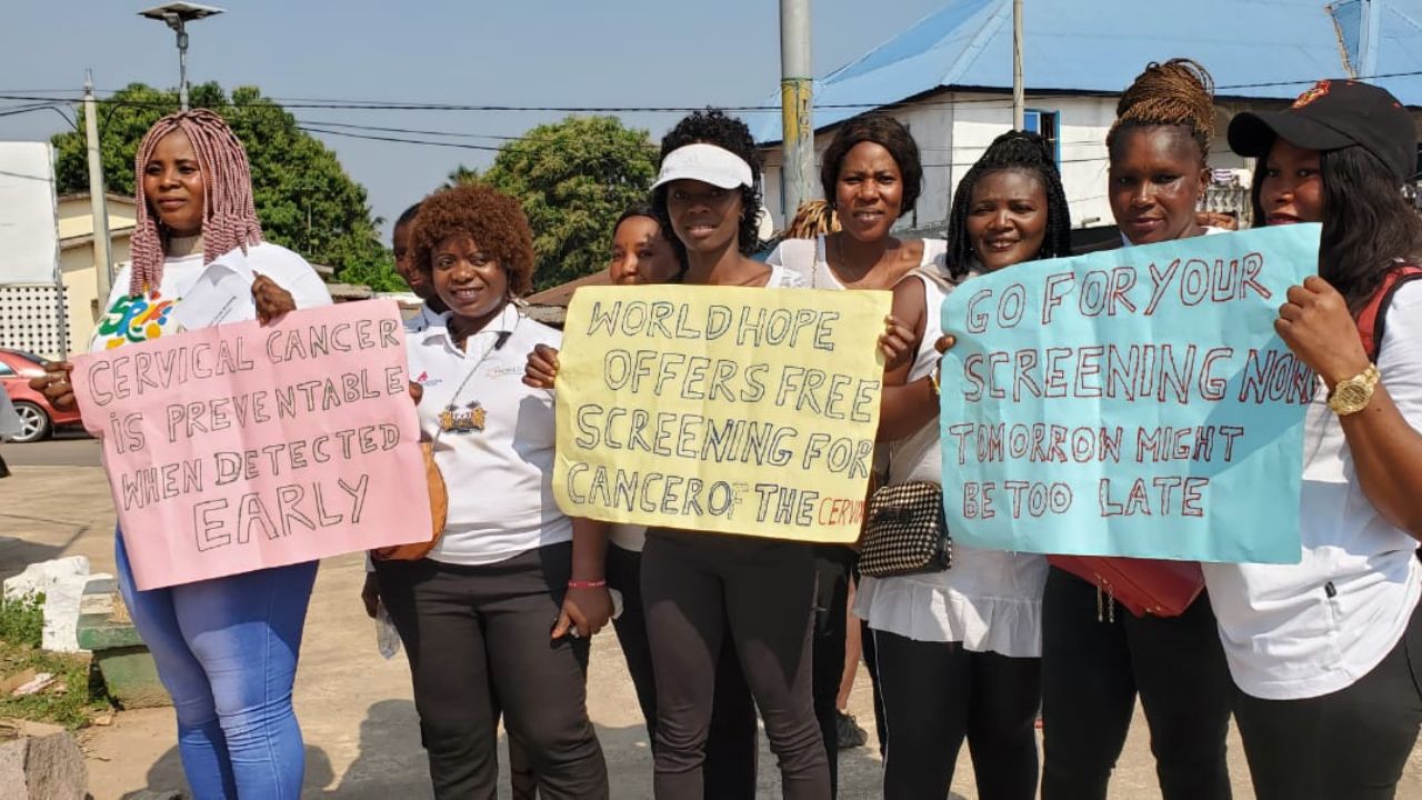 cervical cancer - cancer awareness banners