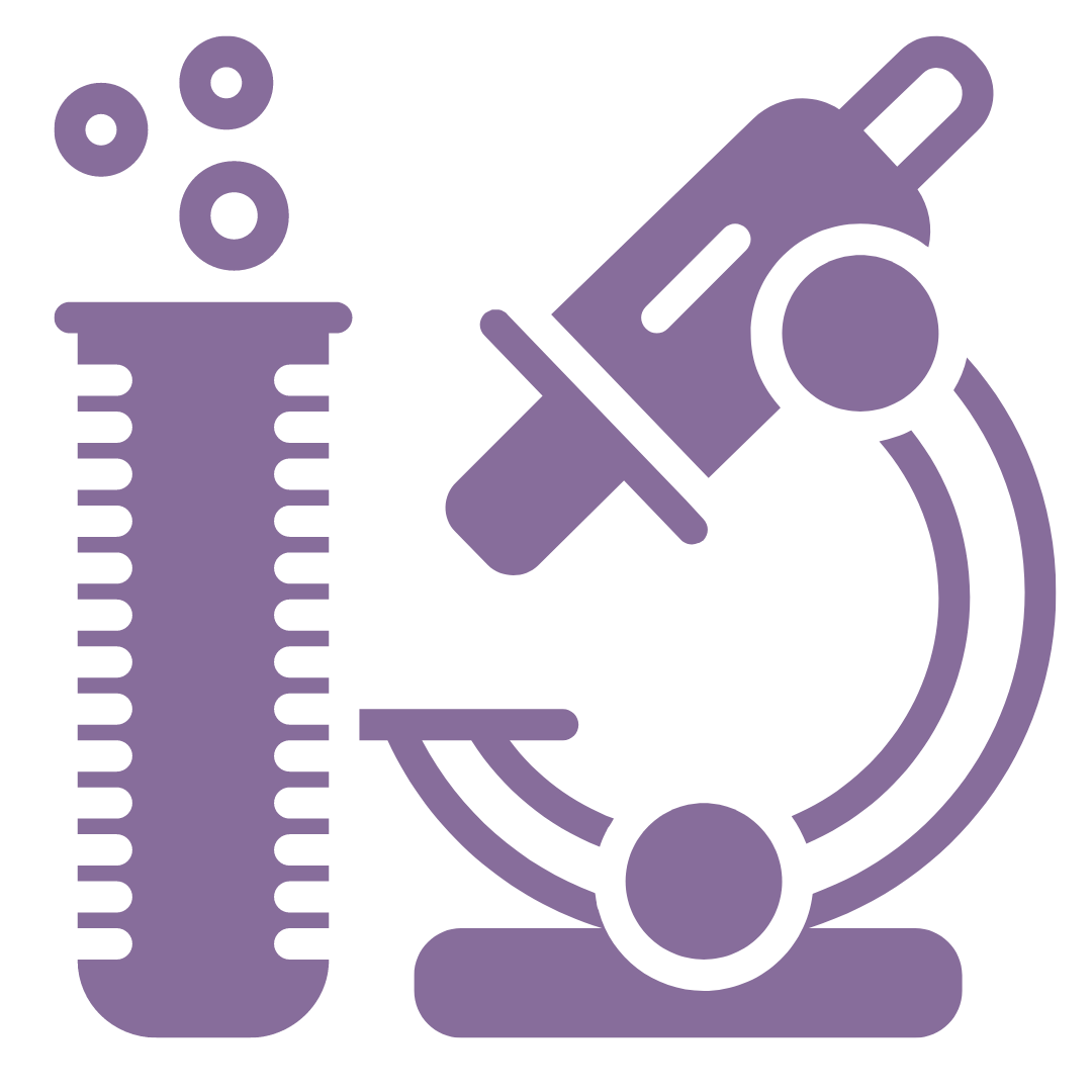 Lab equipment icon