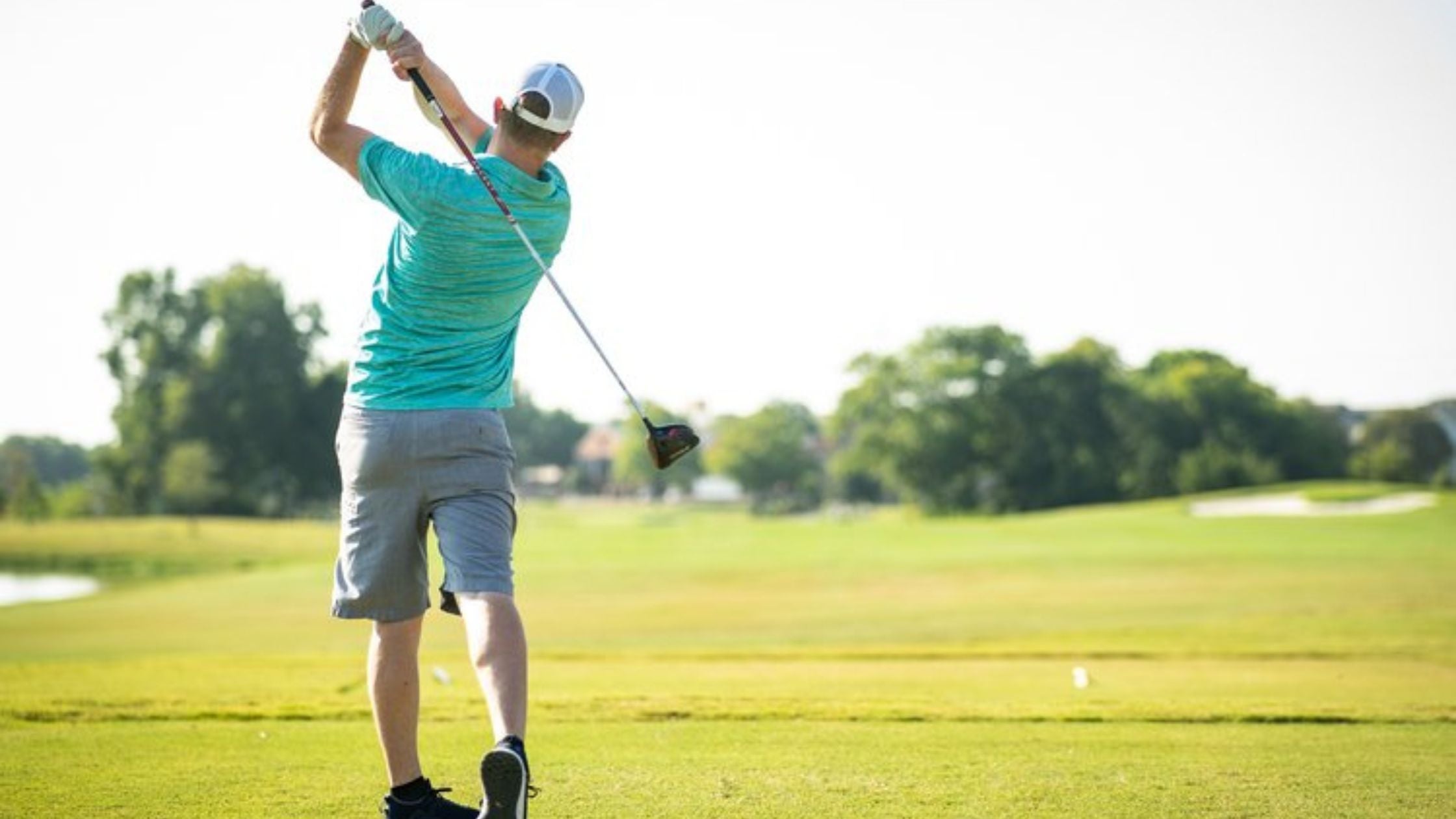 guy golfing