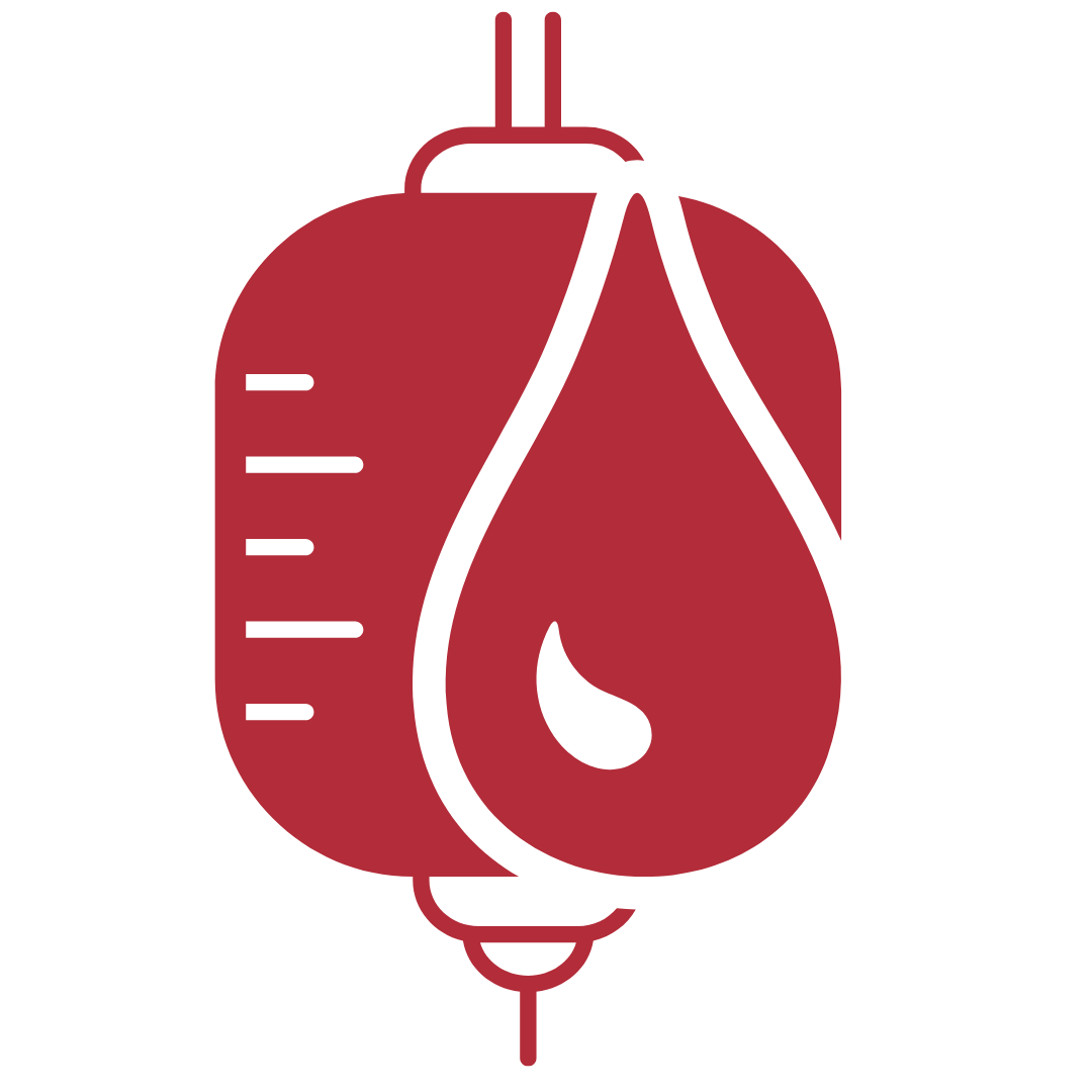 Blood bag icon