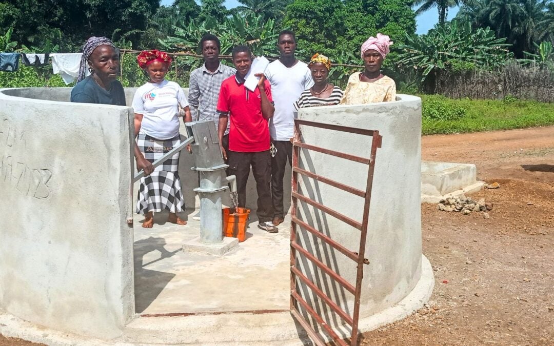 Sanitation, Hygiene Lessons Improve Health in Rogbom, Sierra Leone