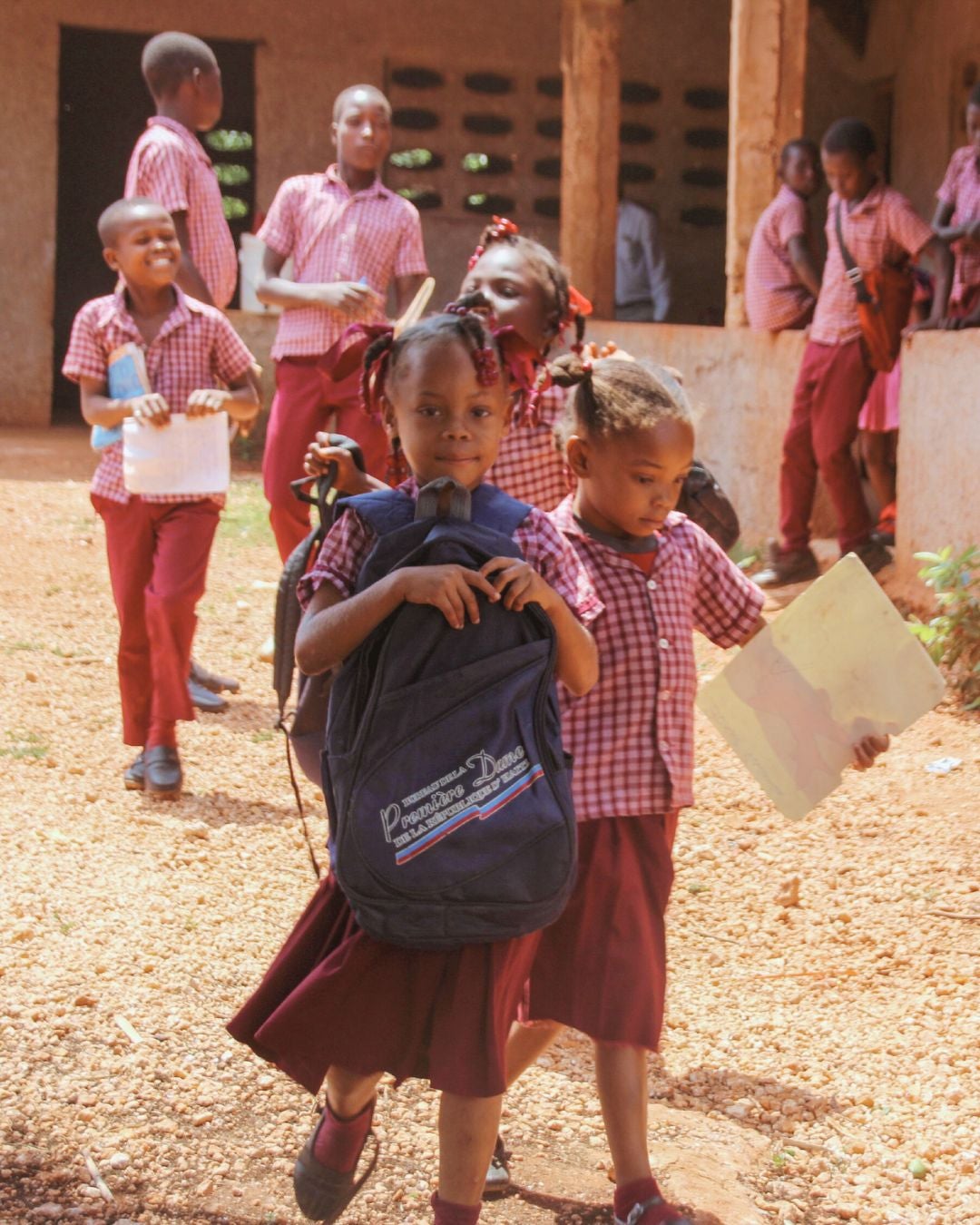 Haitian kids in school Haitian kids in school