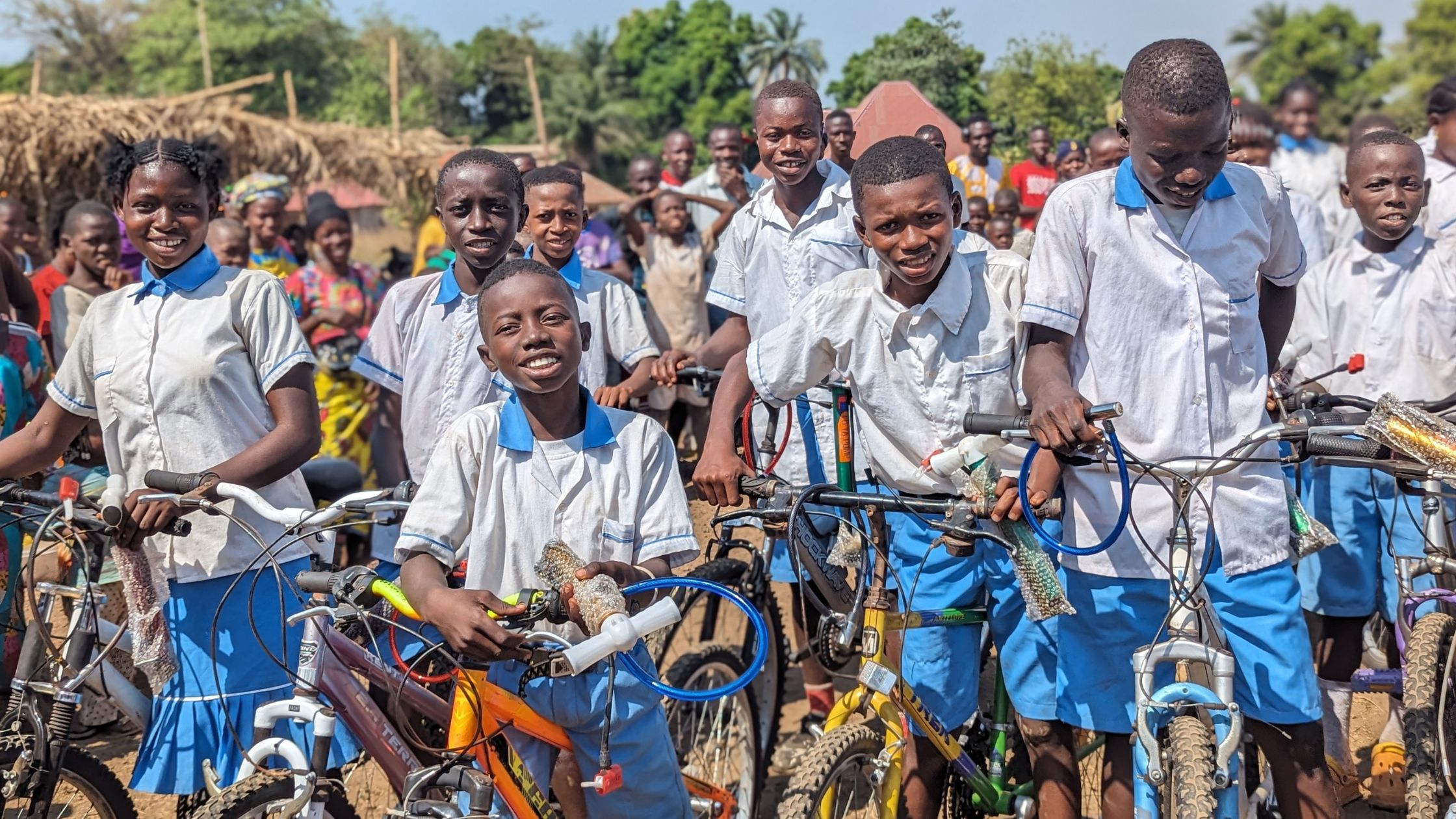 Bicycles are a game changer for students in Sierra Leone Bicycles are a game changer for students in Sierra Leone